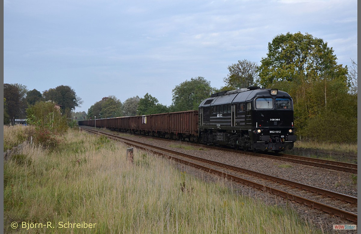 Bei der Rckfahrt von Zawidw in Ostritz.